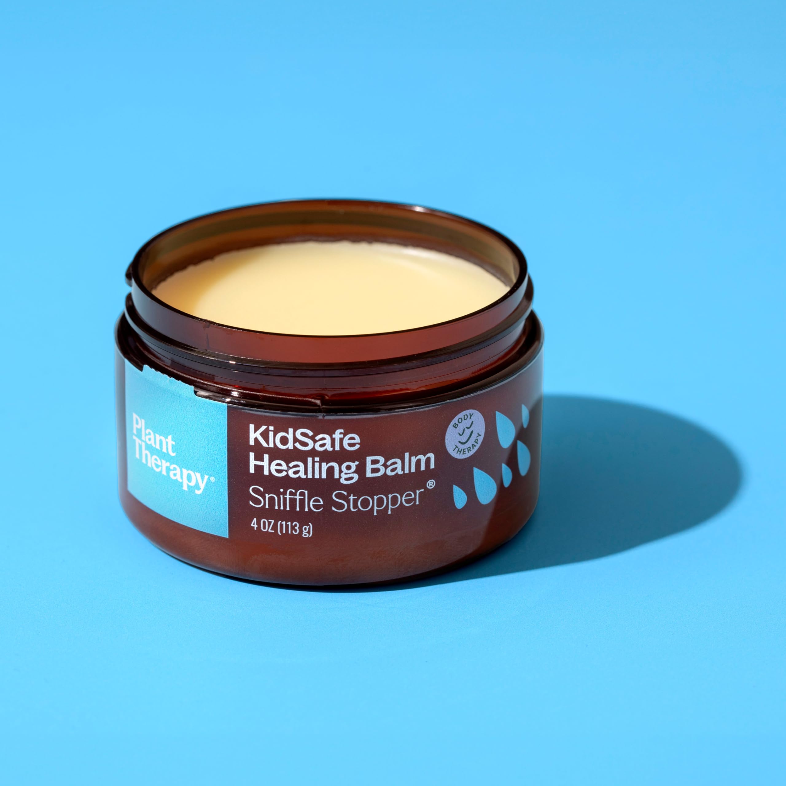 Plant Therapy KidSafe Sniffle Stopper Healing Balm 4 oz Pure, & Natural Healing Balms